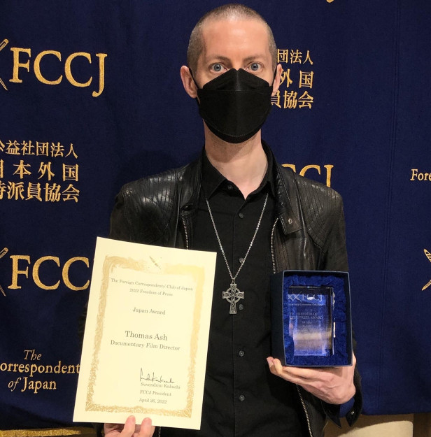 Thomas honoured with Freedom of the Press Japan award